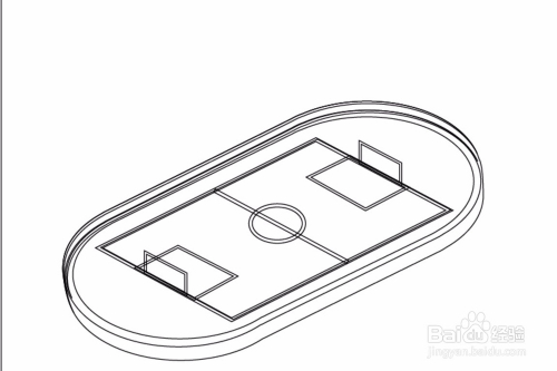 足球场简笔画简单，轻松入门，画出精彩瞬间